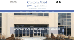 Desktop Screenshot of custommaidcleaningservice.com