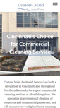 Mobile Screenshot of custommaidcleaningservice.com